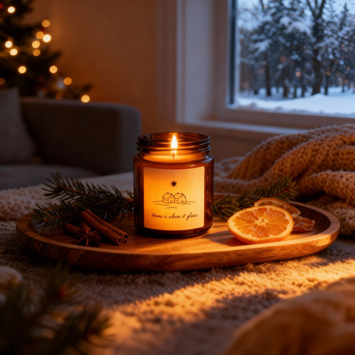 Customizable Premium Candle with 6 different scents