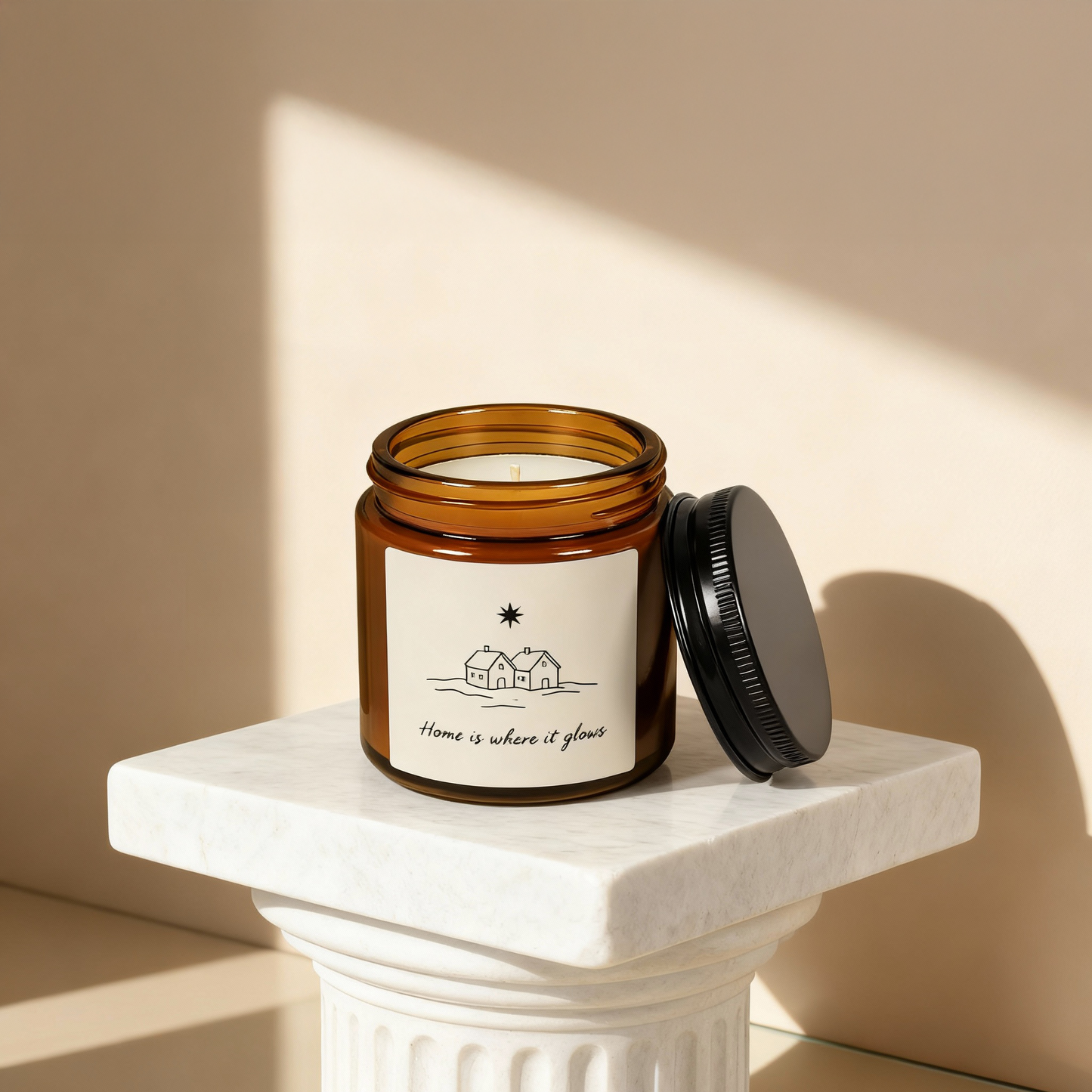 Customizable Premium Candle with 6 different scents